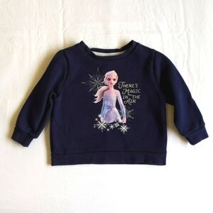joe fresh x disney frozen II elsa crewneck graphic sweatshirt 2T toddler girls
